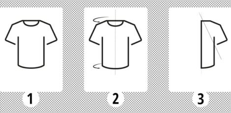 Ako skladať tričká?