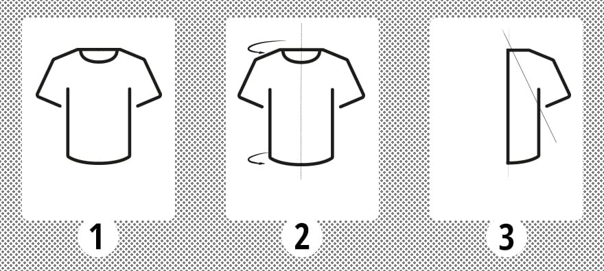 Ako skladať tričká?