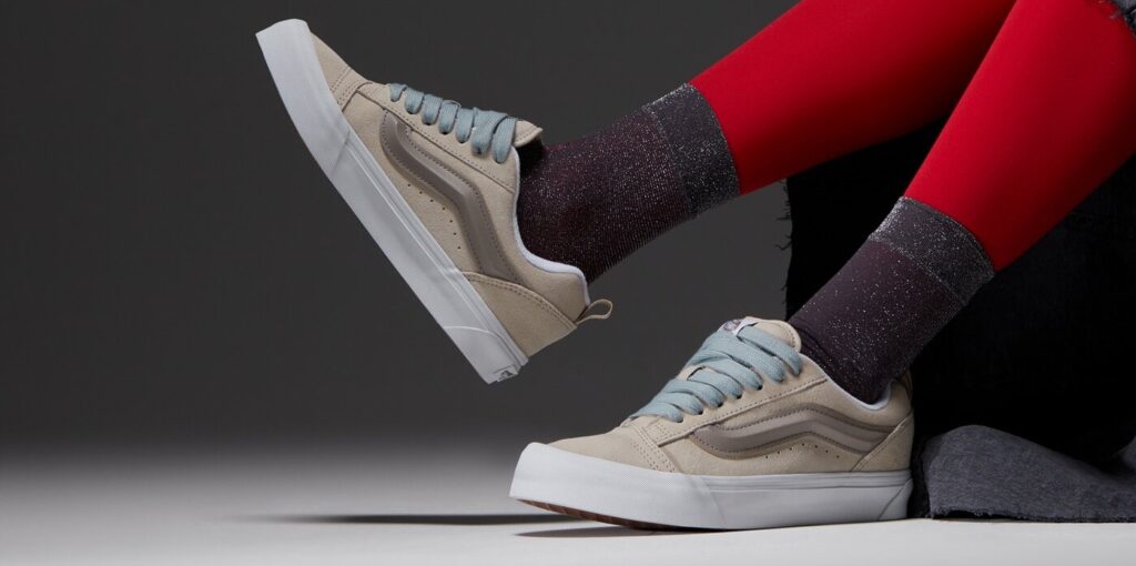 Vans z kombinácie semišu a hladkej kože