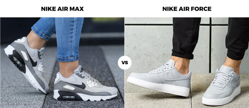 Nike Air Max vs Air Force