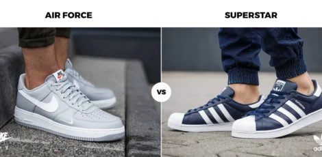 Nike Air Force vs adidas Superstar