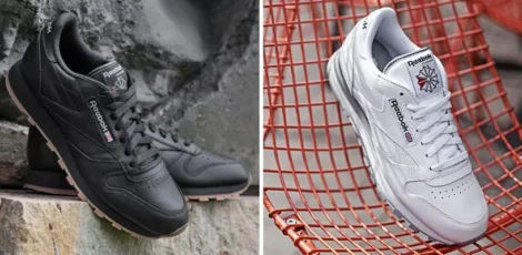 Z čoho sú vyrobené kultové tenisky Reebok Classic Leather?