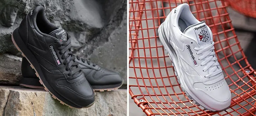 Z čoho sú vyrobené kultové tenisky Reebok Classic Leather?